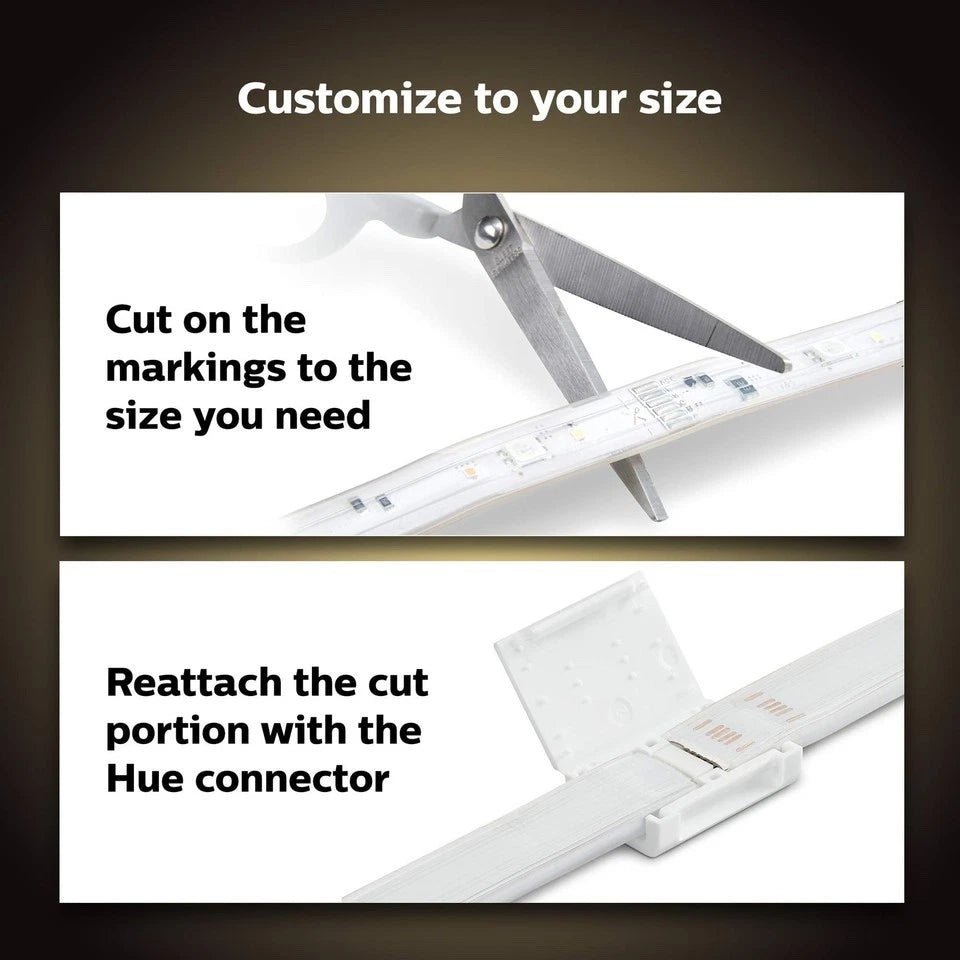 Philips Hue White and Color Ambiance Lightstrip Plus 1M Extension V4